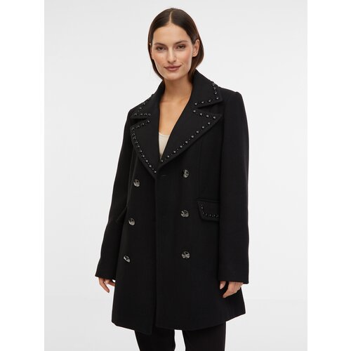 Orsay Women&amp;#039;s black wool coat - Women Slike