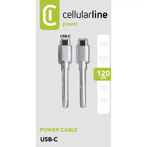 Cellular Line Kabel Data USB-C na USB-C 120 cm, (57190494)