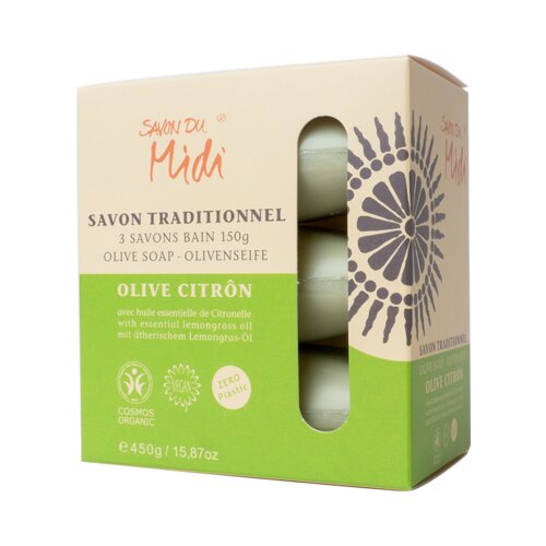 Savon du Midi Set sapuna s maslinovim uljem - limun Slike