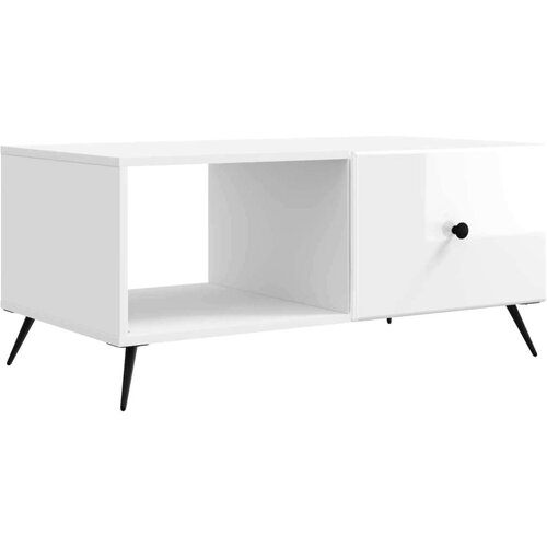  Stolić za kavu Bijela visokog sjaja 90 x 50 x 40 cm Cene