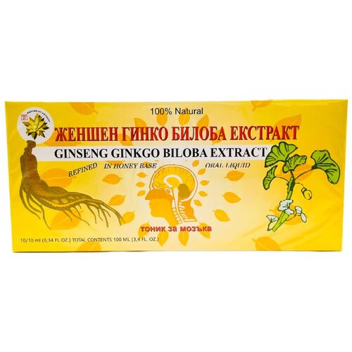 TNT-21 Ginseng in Ginko Biloba v medu (10x10ml ampule) Cene