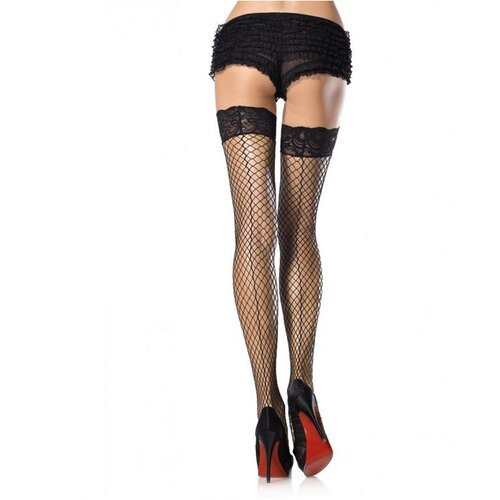 LEG AVENUE HOSIERY LEG AVENUE NET AND LACE THIGHS HIGHS Cene