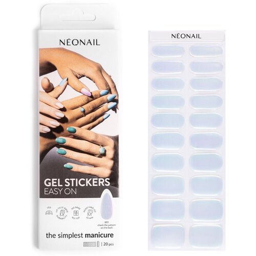 NeoNail Easy On Gel Stickers nalepke za nohte odtenek M11 20 kos Slike