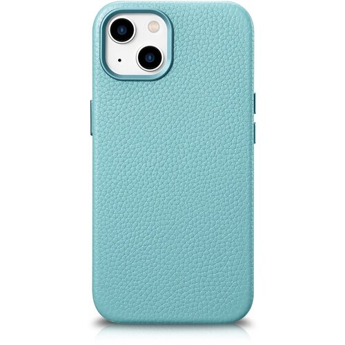 ICARER Magnetni usnjeni ovitek za iPhone 14 z zeleno usnjeno torbico MagSafe Litchi Premium Leather Case, (21522266) Slike