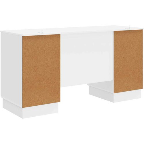  Stol Bijela visokog sjaja 142 5 x 50 x 75 cm Konstruirano drvo - Bijela visokog sjaja Cijene