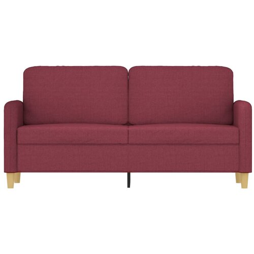  Dvosjed od tkanine crvena boja vina 140 cm Slike