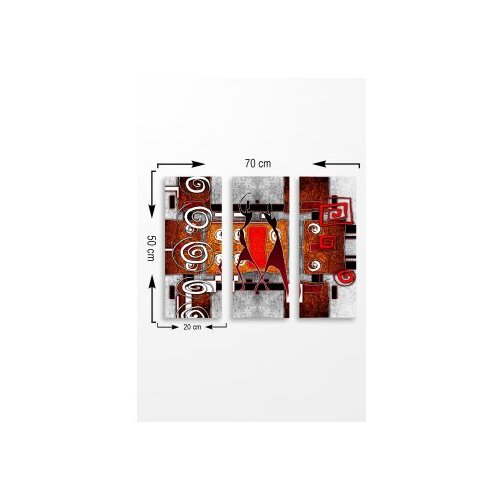 WALLXPERT set slika MDF0001, 3 dijela Cene