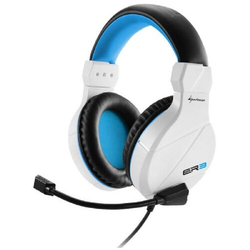 Sharkoon RUSH ER3 z mikrofonom bele gaming slušalke Cene