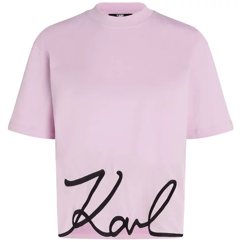 Karl Lagerfeld Majica lila / crna