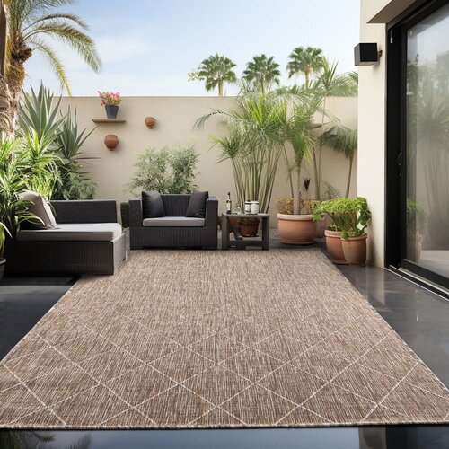 Ayyildiz Carpets Bež zunanja preproga 120x170 cm Zagora &amp;ndash; Slike