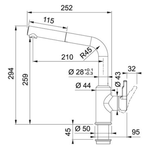 Franke SLAVINA Urban-D Crna, (115.0595.091) Cijene