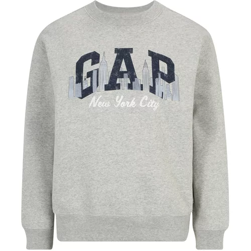 Gap Petite Sweater majica mornarsko plava / sivkasto plava / siva melange / bijela