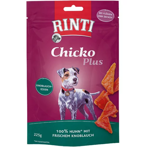 Rinti Chicko Plus češnjak trokuti - 3 x 225 g