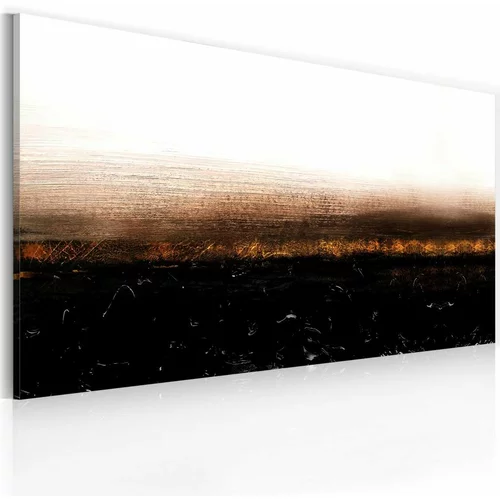  Ručno slikana slika - Black soil (Abstraction) 120x60