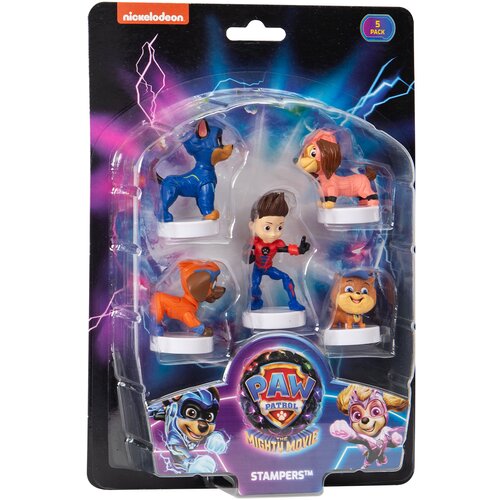 PMI P.M.I. PAW PATROL: THE MIGHTY MOVIE - &amp;Scaron;TAMPILJKE PAKET 5 RAZLIČNIH (S2) Slike