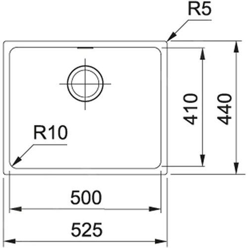 Franke 125.0582.205 Sirius SID 110-50 pomivalno korito iz umetnega kamna Cene