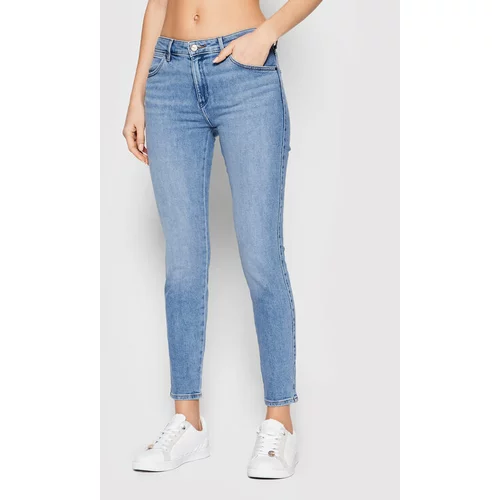Wrangler Jeans hlače W28KXR44U Modra Skinny Fit