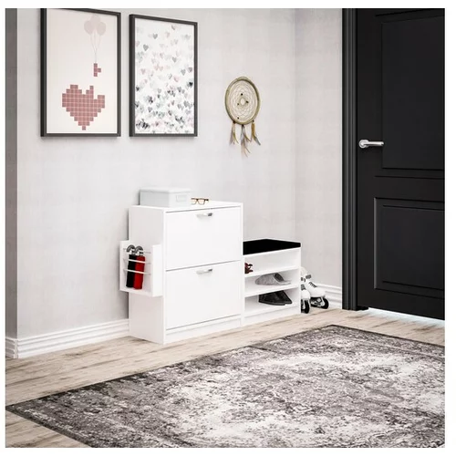 HANAH HOME Trend - White omarica za obutev, (20781519)