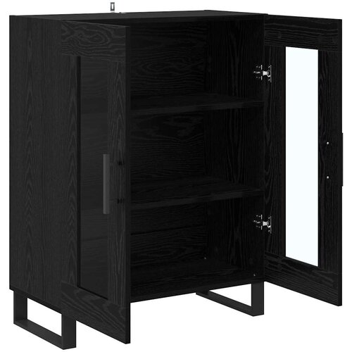  Kreveta Crni hrast 69,5 x 34 x 90 cm Konstruirano drvo Slike
