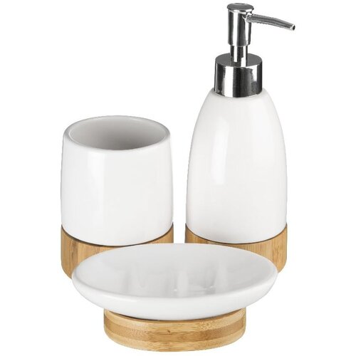 Premier Housewares Bijeli kameni set pribora za kupaonicu Earth &ndash; Cijene