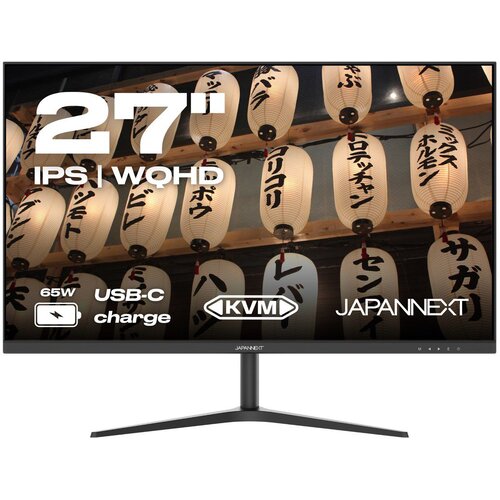  JAPAEXT JN-IPS27WQHDR-C65W computer monitor 68.6 cm (27) 2560 x 1440 pixels Wide Quad HD LCD Black Slike
