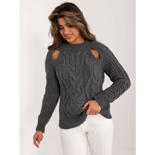 BADU Sweater-BA-SW-1560.19-dark grey Slike