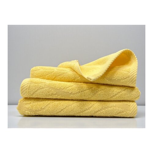  Peskir 50&times;100 cm &ndash; 100% Pamuk sa Žakard Motivom od Indijskog Pamuka Yellow ( VLK000657-yellow ) Cene