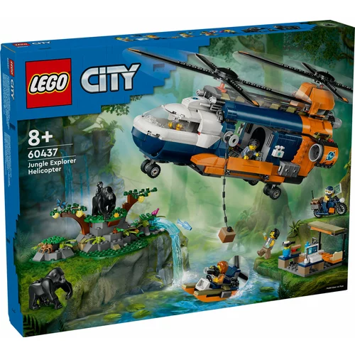 Lego City 60437 Helikopter istraživača prašume u bazi