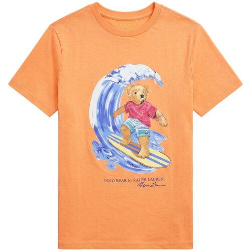 Polo Ralph Lauren Majice s kratkimi rokavi KNIT-T-SHIRT Oranžna Cene