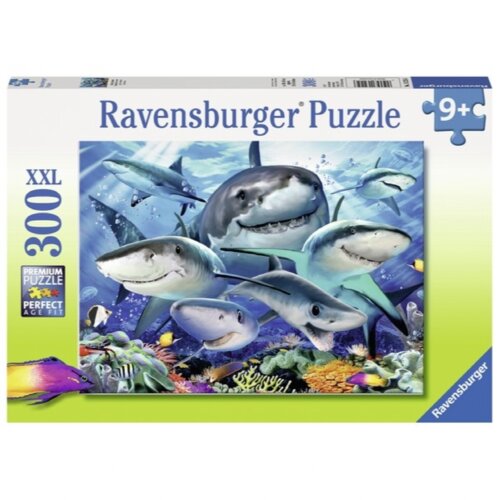 Ravensburger puzzle (slagalice) - Nasmejane ajkule Slike