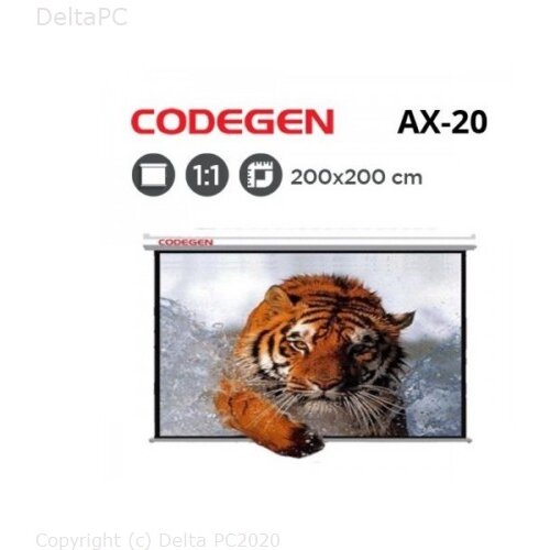 Platno za projektor Codegen AX-20 200*200cm Slike