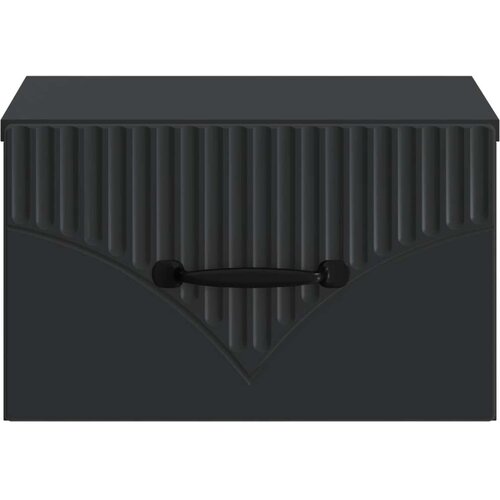  Noćni ormarić za montažu na zid 2 pcs Crna 34 5 x 33 x 20 cm Slike