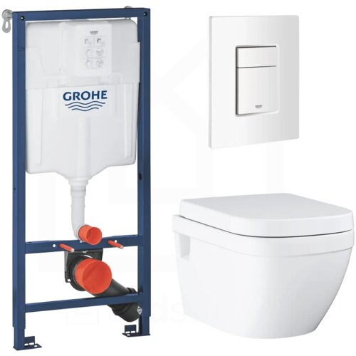 Grohe Euro Ceramic WC šolja bela, vodokotlić beli taster Cene