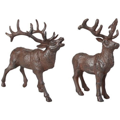 Esschert Design Kovinske vrtne figurice v kompletu 1 ks Deer &amp;ndash; Slike
