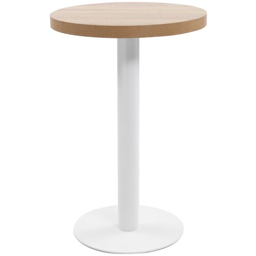 vidaXL Bistro stol svjetlosmeđi 50 cm MDF Cijene