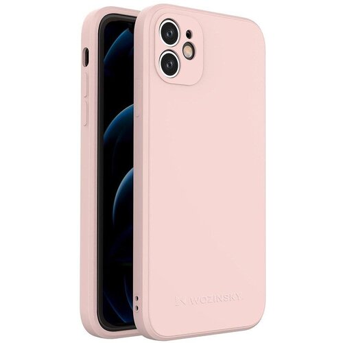 COLOR Case Silikonska fleksibilna izdržljiva futrola za iPhone 11 roza Slike