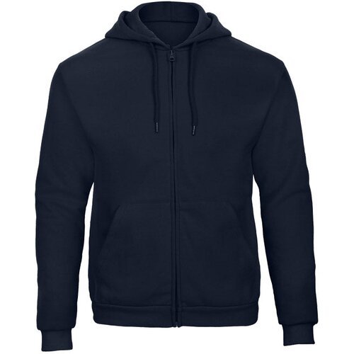  MAJICA DUGI RUKAVI ZIP B&C ID.205 270G TAMNO PLAVA S Cene
