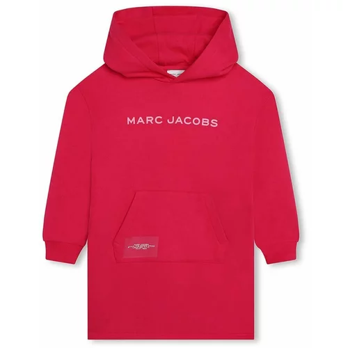 Marc Jacobs Otroška obleka rdeča barva