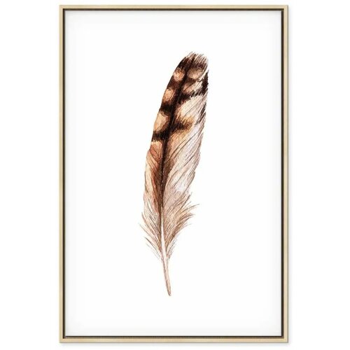  Slika - Magic Feather (1 Part) Vertical 40x60 U prirodnom drvenom okviru Cene