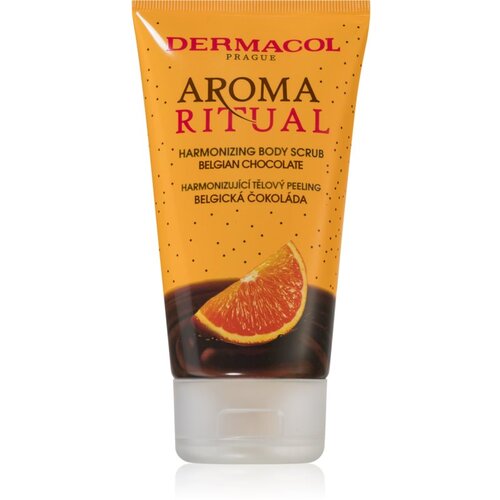 Dermacol Aroma Ritual Belgian Chocolate pomirjajoč piling za telo 150 ml Slike