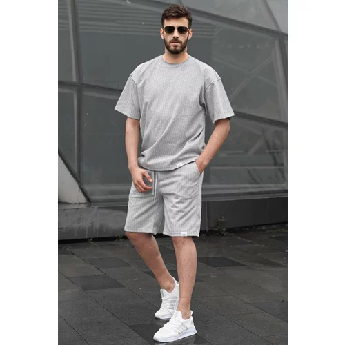 Madmext Two-Piece Set - Gray - Relaxed fit