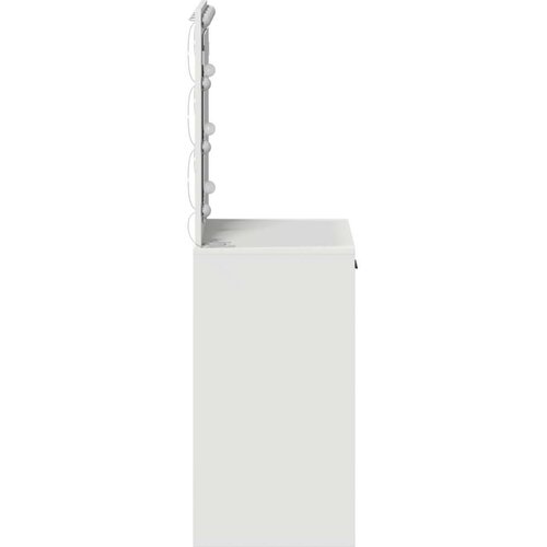 VidaXL Bijela Konstruirano drvo 50 x 41 x 135 cm Ogledalo Slike