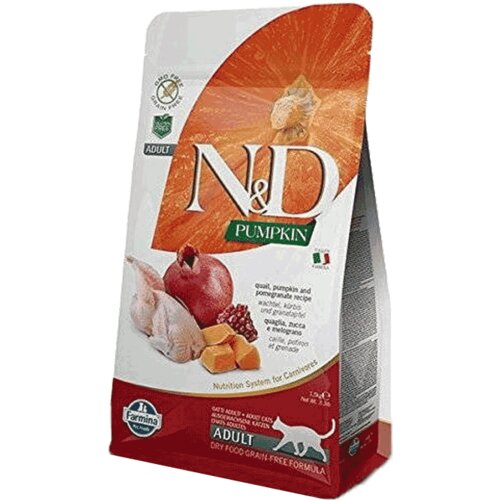N&d Pumpkin Hrana za odrasle mačke, Bundeva i Prepelica Cene
