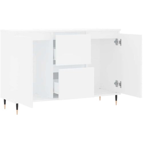 VidaXL Komoda bijela 104x35x70 cm od konstruiranog drva Slike