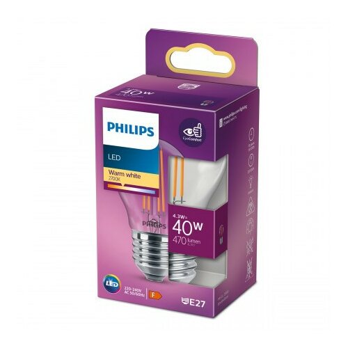 Philips LED sijalica 40w e27 ww p45, 929001890555, ( 17932 ) Slike