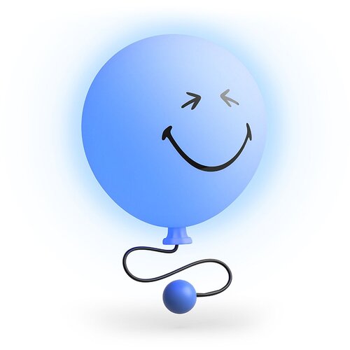 MOB lučka Bubbly Smiley modra Cene