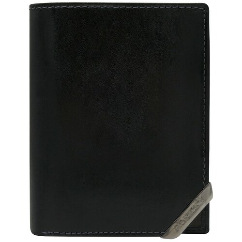 Fashion Hunters Black and dark brown men's wallet with an accent Slike