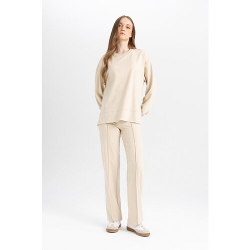 Defacto Wide Leg Sweatshirt Fabric Trousers Cene