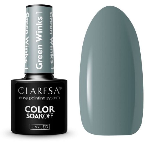 Claresa trajni lak za nokte uv/led green winks 1 5g Slike