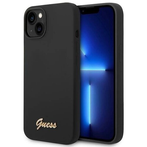 Guess SILIKONSKI OVITEK HARD ZA IPHONE 14 PLUS 6.7 ČRNO ČRNO VINTAGE GOLD, (21833983) Cene
